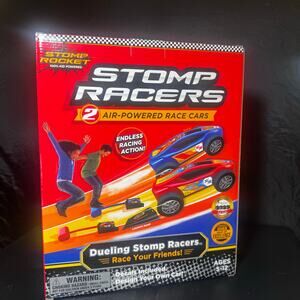 Stomp Racers Air Powered Race Cars, 2 Car Racer Pack